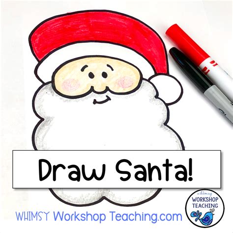 directed santa drawing